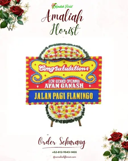 Sewa Papan Bunga Boyaoge